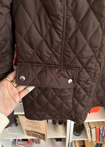 Leopar Desenli Kahverengi Kadın Ceket - Görsel 6