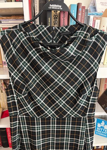 Zara Ekose Elbise - Görsel 5