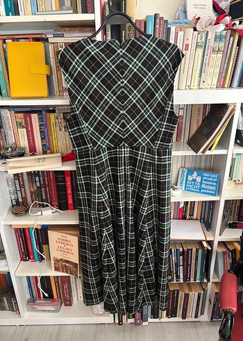 Zara Ekose Elbise - Görsel 7