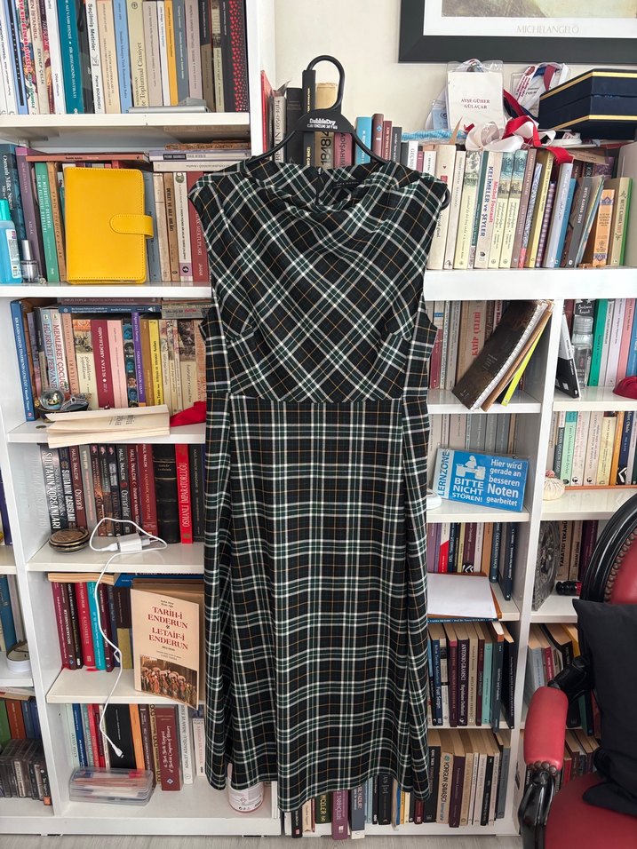 Zara Ekose Elbise - Görsel 2