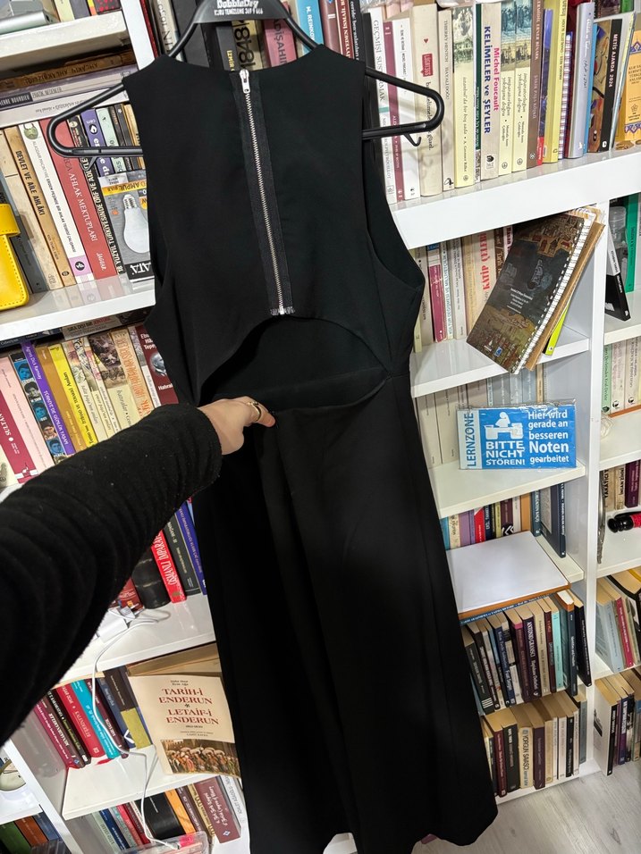 Siyah Kadın Tulum - Görsel 5