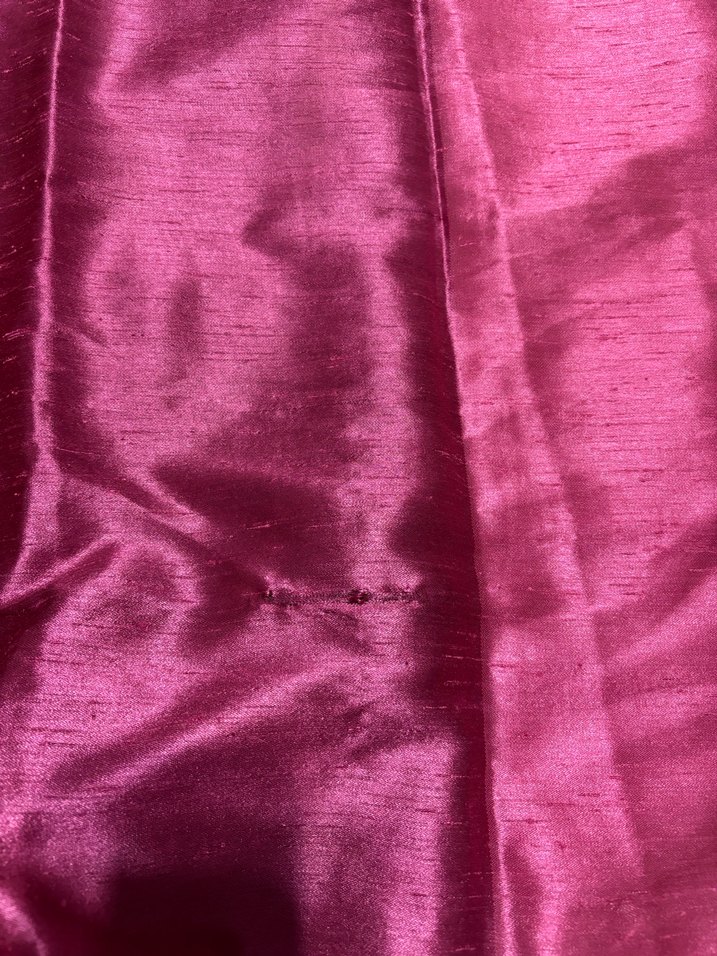 Pembe %100 İpek Şal - Görsel 2