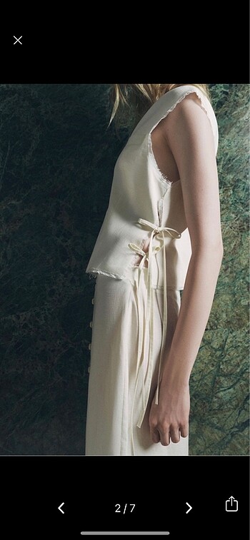 Zara Zara ZW Collection 2?li Takım Etek+Yelek