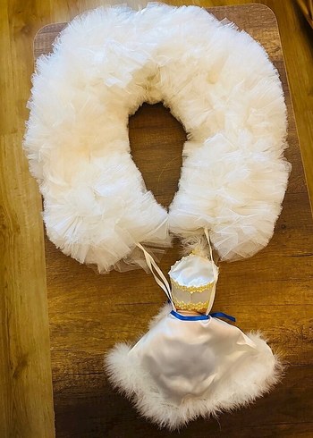 Beyaz Kürklü sünnet kapı süsü - Görsel 3