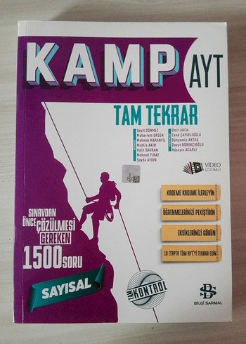 KAMP AYT Sayısal Tam Tekrar Soru Bankası