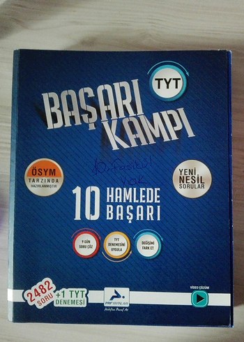 TYT Başarı Kampı 10 Hamlede Deneme Kitabı
