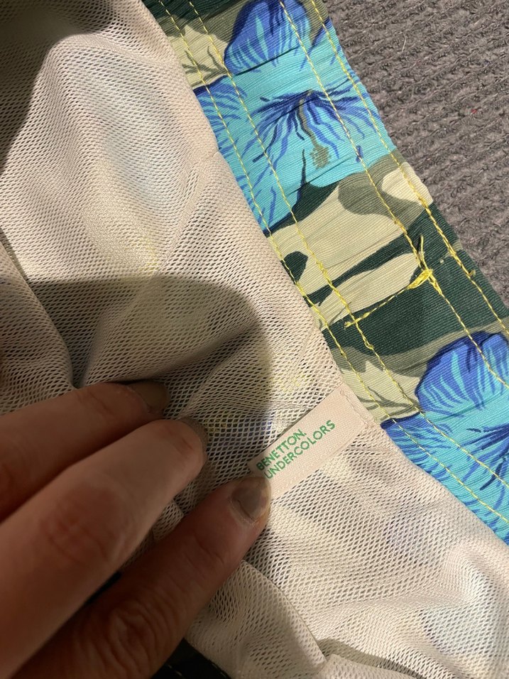 Çiçekli Kamuflaj Mini Erkek Şort - Görsel 2