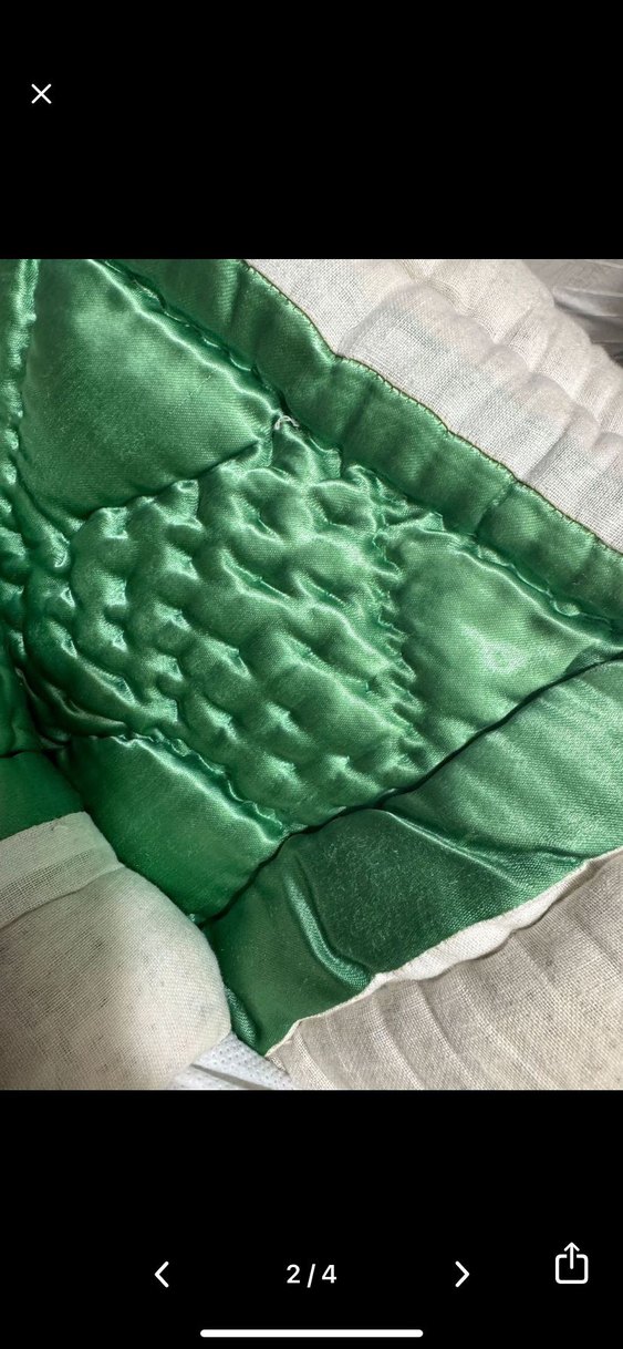 Parlak Yeşil Düz Yatak  yorganı - Görsel 4