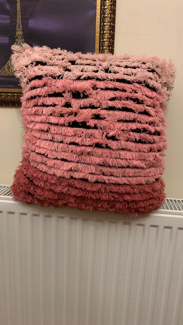 Nakışlı Çok Renkli Yastık Kılıfı - Görsel 4