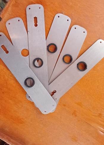 Kahverengi Çiçek Desenli kapı Kolu - Görsel 10