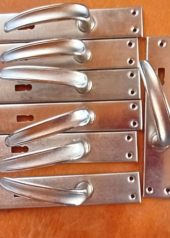 Kahverengi Çiçek Desenli kapı Kolu - Görsel 19