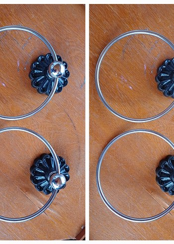 Kahverengi Çiçek Desenli kapı Kolu - Görsel 8