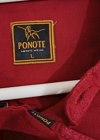 Erkek Bordo Uzun Kollu Keten Gömlek - Görsel 4