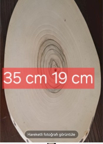 Beden Bej Ahşap sunum tablası