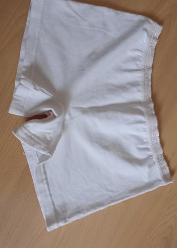 Beyaz  Atlet banyo ve şort - Görsel 16