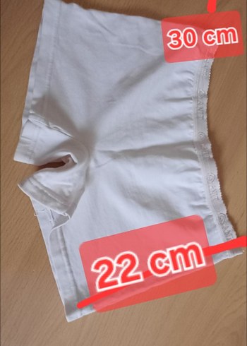 Beyaz  Atlet banyo ve şort - Görsel 18