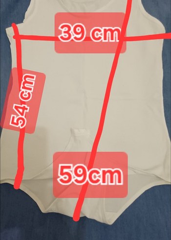 Beyaz  Atlet banyo ve şort - Görsel 13