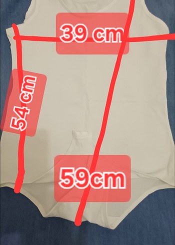 Beyaz  Atlet banyo ve şort - Görsel 12