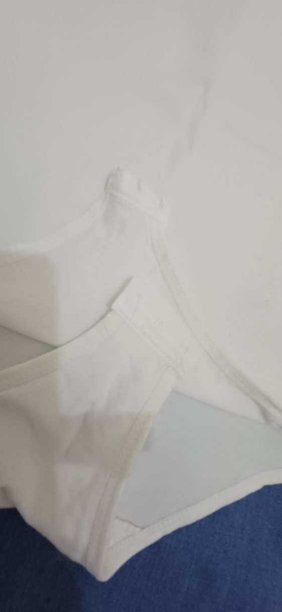 Beyaz  Atlet banyo ve şort - Görsel 4