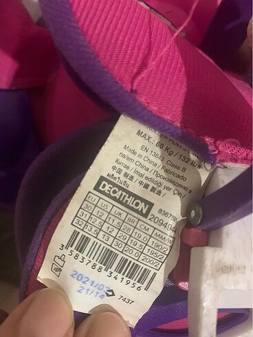No Brand Decathlon paten 30-32 no