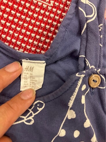24-36 Ay Beden H&m ıkılı tulum