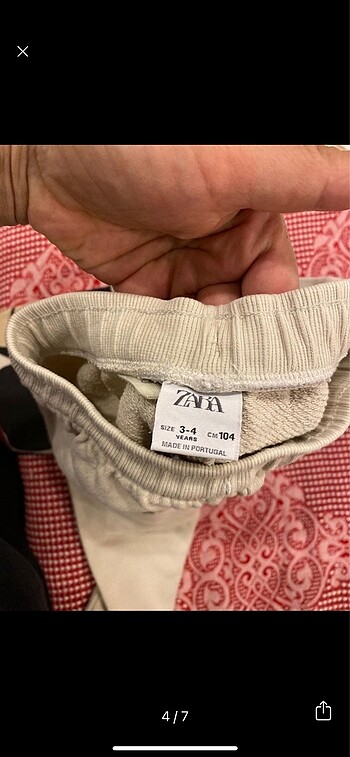 4 Yaş Beden camel Renk Orjinal zara 3-4 yaş