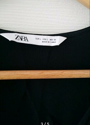 Zara Zara marka xl Beden siyah elbise 