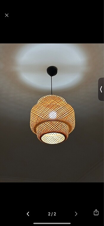 Bambum Rattan Bambu Avize