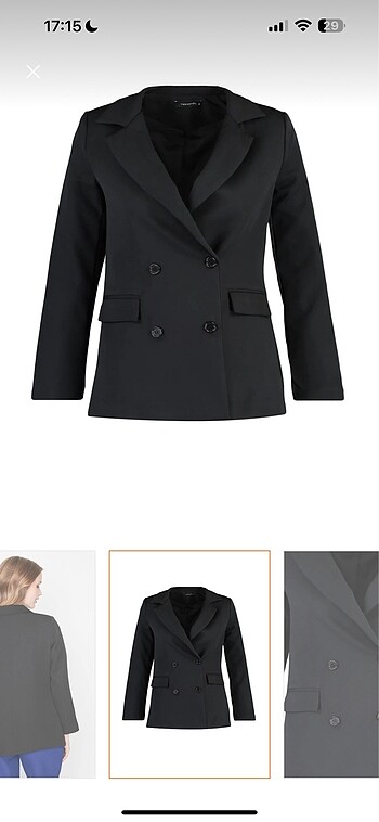 Siyah Blazer Ceket