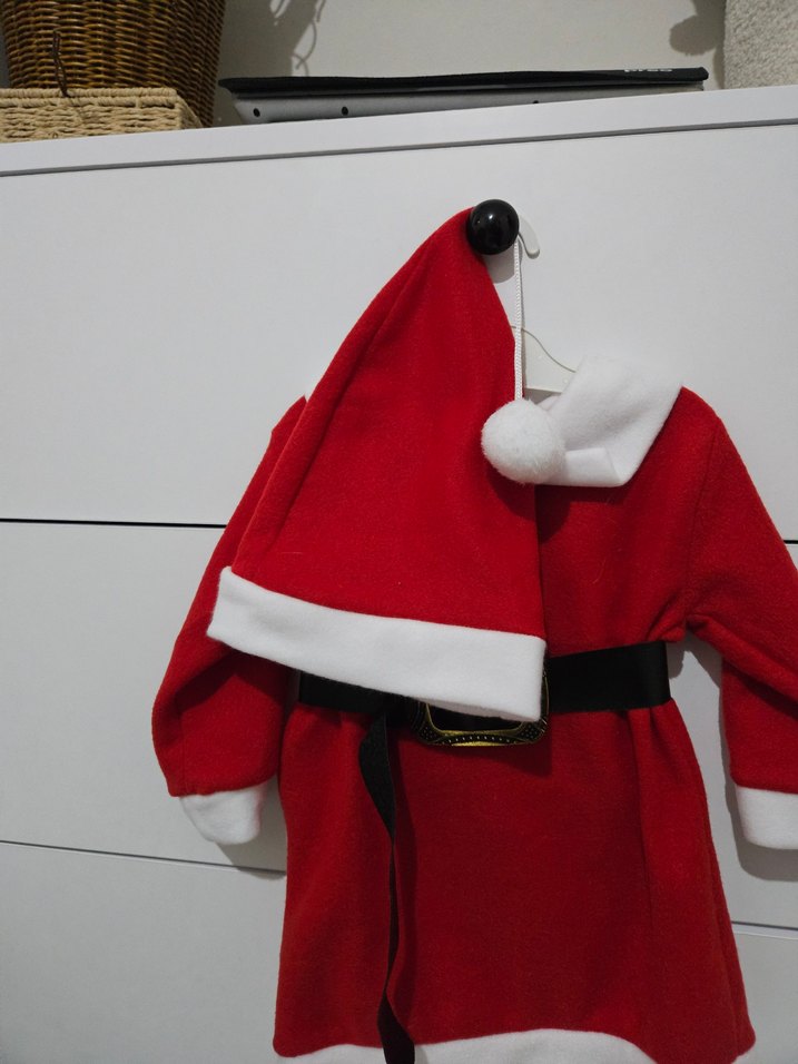 Kemerli Kırmızı Çocuk Elbisesi - Görsel 3