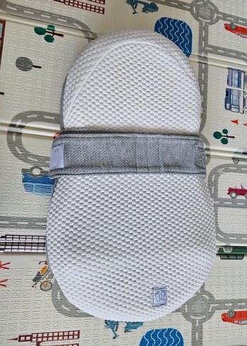 Beden Yataş Juno Newborn Serisi Gri Bebek Yatağı
