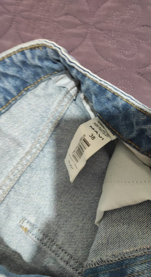 Pastel Mavi Midi Kadın mom Jean Kot Pantolon - Görsel 3