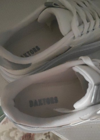 Beyaz Platform Topuklu Bağcıklı Kadın Spor Ayakkabı - Görsel 4