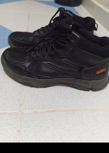 Siyah Erkek Spor Ayakkabı Velcro - Görsel 2