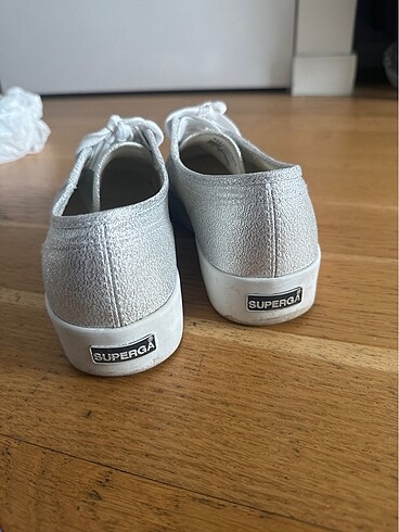 38 Beden Superga simli kadın ayakkabı sneaker