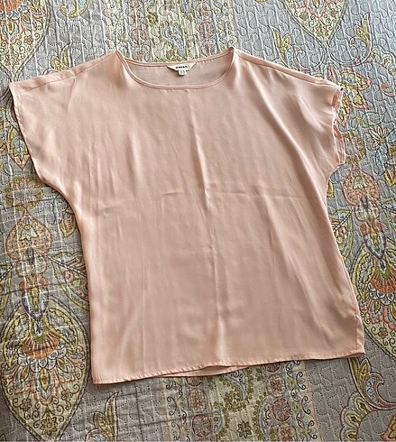 Pembe bluz otantik vintage