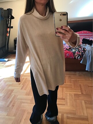 H&M oversize boğazlı üst