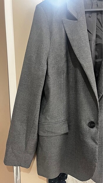 Defacto Gri blazer ceket