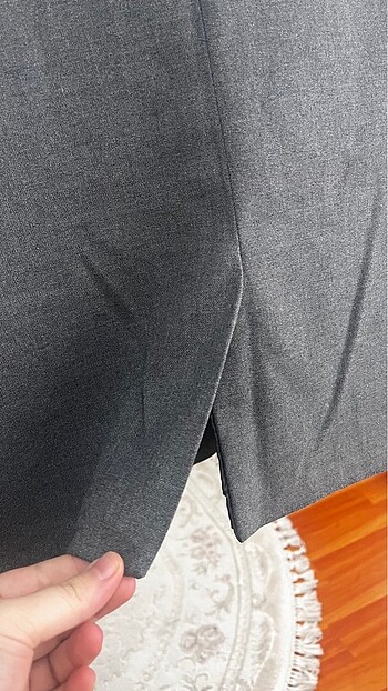 xl Beden gri Renk Gri blazer ceket