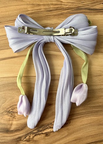 Bohem Mor Fiyonk Saç Aksesuarı - Görsel 3