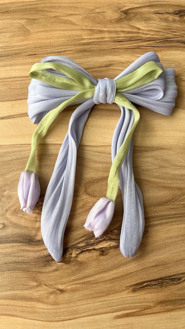 Bohem Mor Fiyonk Saç Aksesuarı - Görsel 2