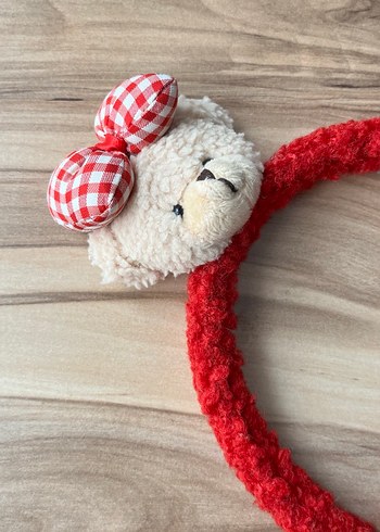 Renkli Nakışlı Örgü Kız Çocuk Taç - Görsel 2