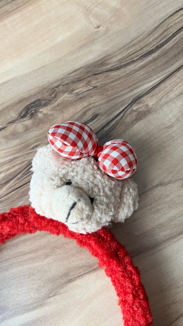 Renkli Nakışlı Örgü Kız Çocuk Taç - Görsel 3