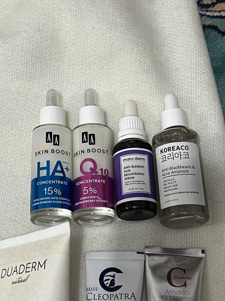 Güneş kremi, cilt bakım serum, kil maskesi - Görsel 2