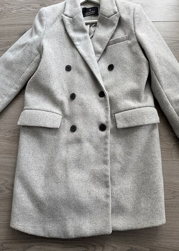 Stradivarius Kadın Kaşe Kaban - Görsel 3