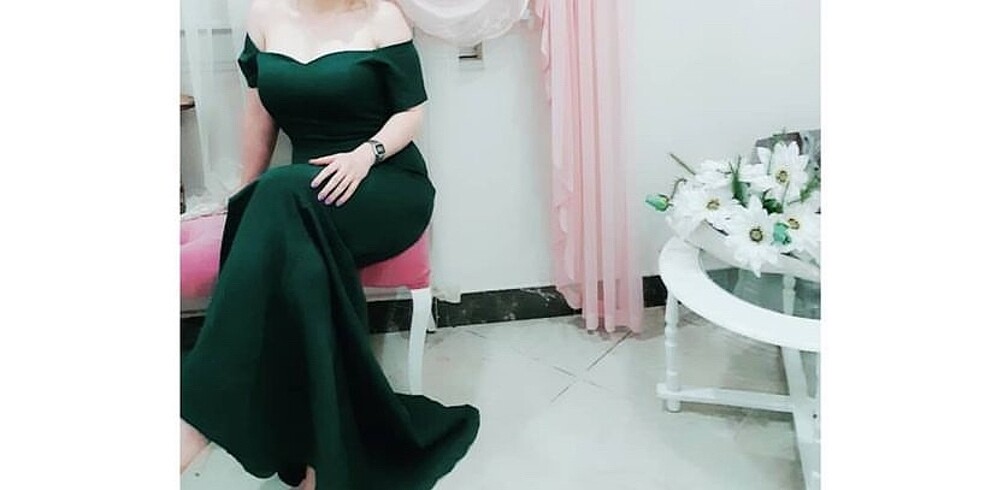 Yeşil abiye elbise