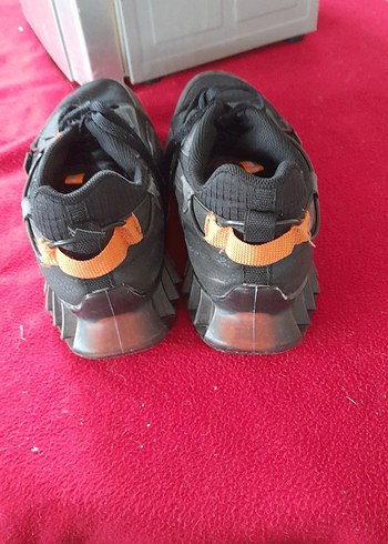 Erkek Siyah Spor Ayakkabı Bağcıkları - Görsel 4