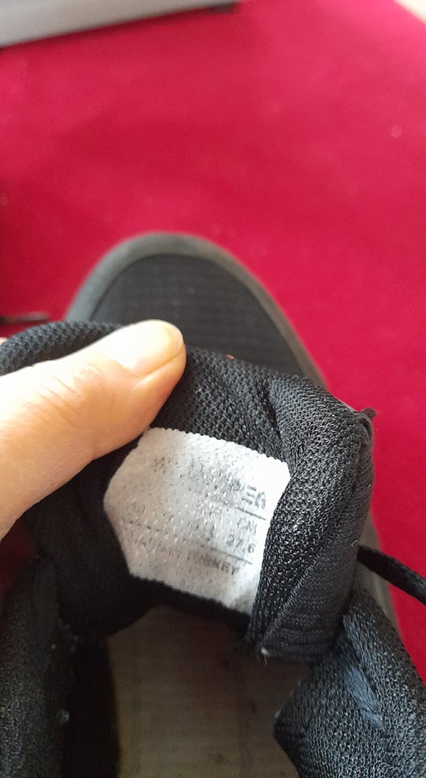 Erkek Siyah Spor Ayakkabı Bağcıkları - Görsel 5