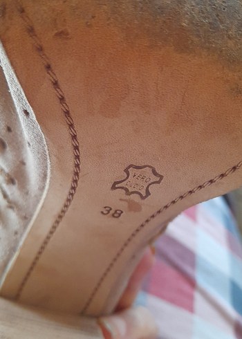 38 Beden camel Renk Bej Süet Stiletto Topuklu Kadın Sandalet