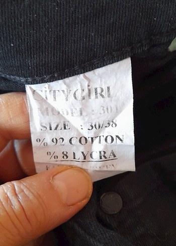 Kadın Siyah Midi Boy Denim Jean